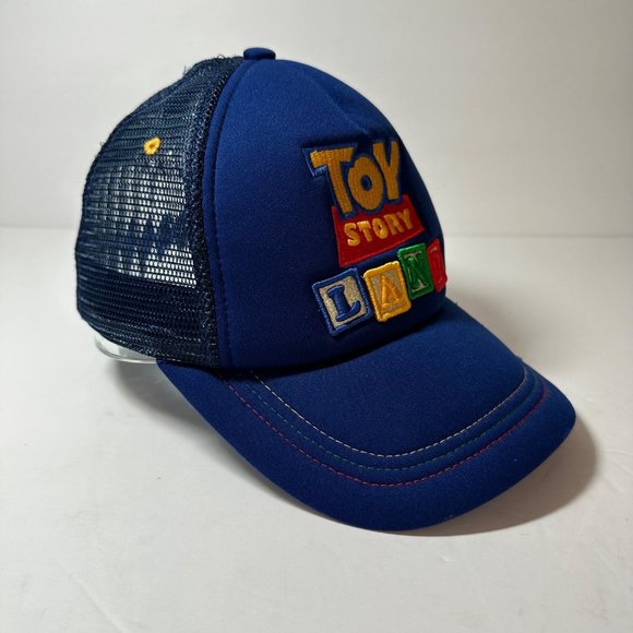 Disney Parks Toy Story Land I Played There Trucker Snap Back Hat Cap Youth Blue - Picture 5 of 6